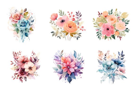 Beautiful Watercolor Floral Review for Embroidery Projects
