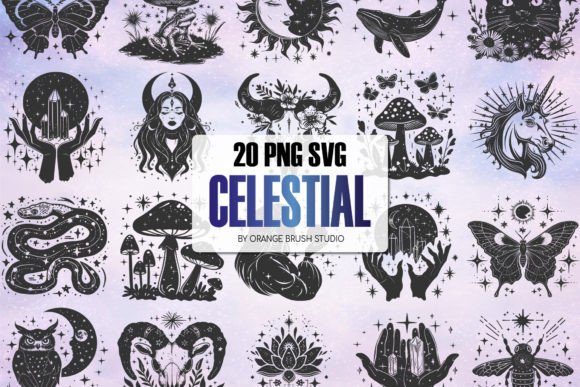 Celestial PNG Bundle - Mystical SVG Review