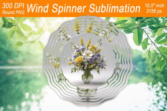 Floral Bouquet Wind Spinner Sublimation Review