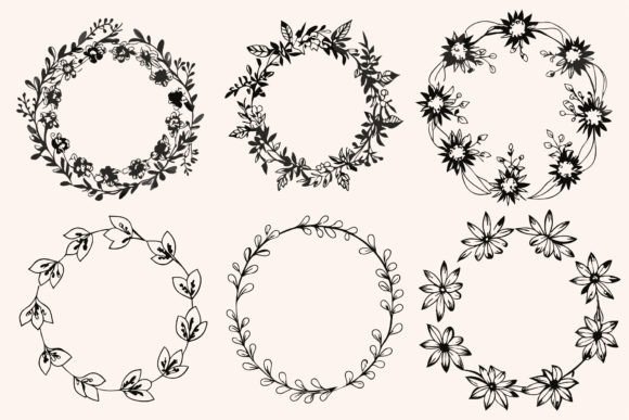Hand Drawn Floral Frame Collection Review