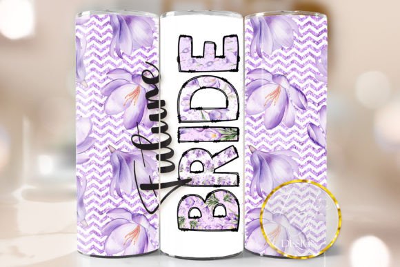 Purple Floral Future Bride Tumbler Wrap Review