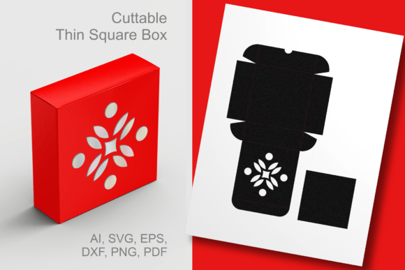 Xmas Floral Ornament 2 Thin Square Box Review